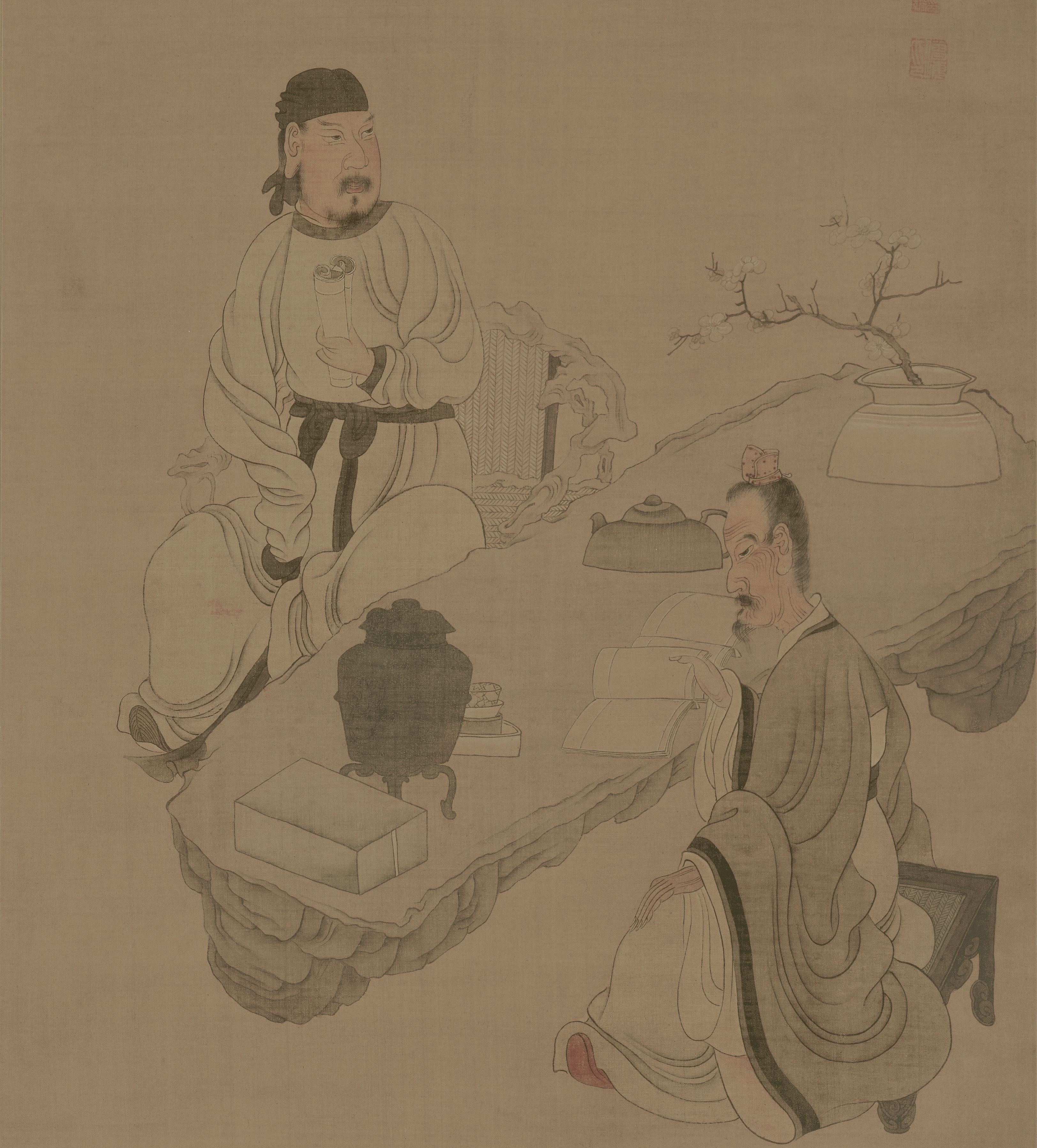 瑞脑消金兽一香炉