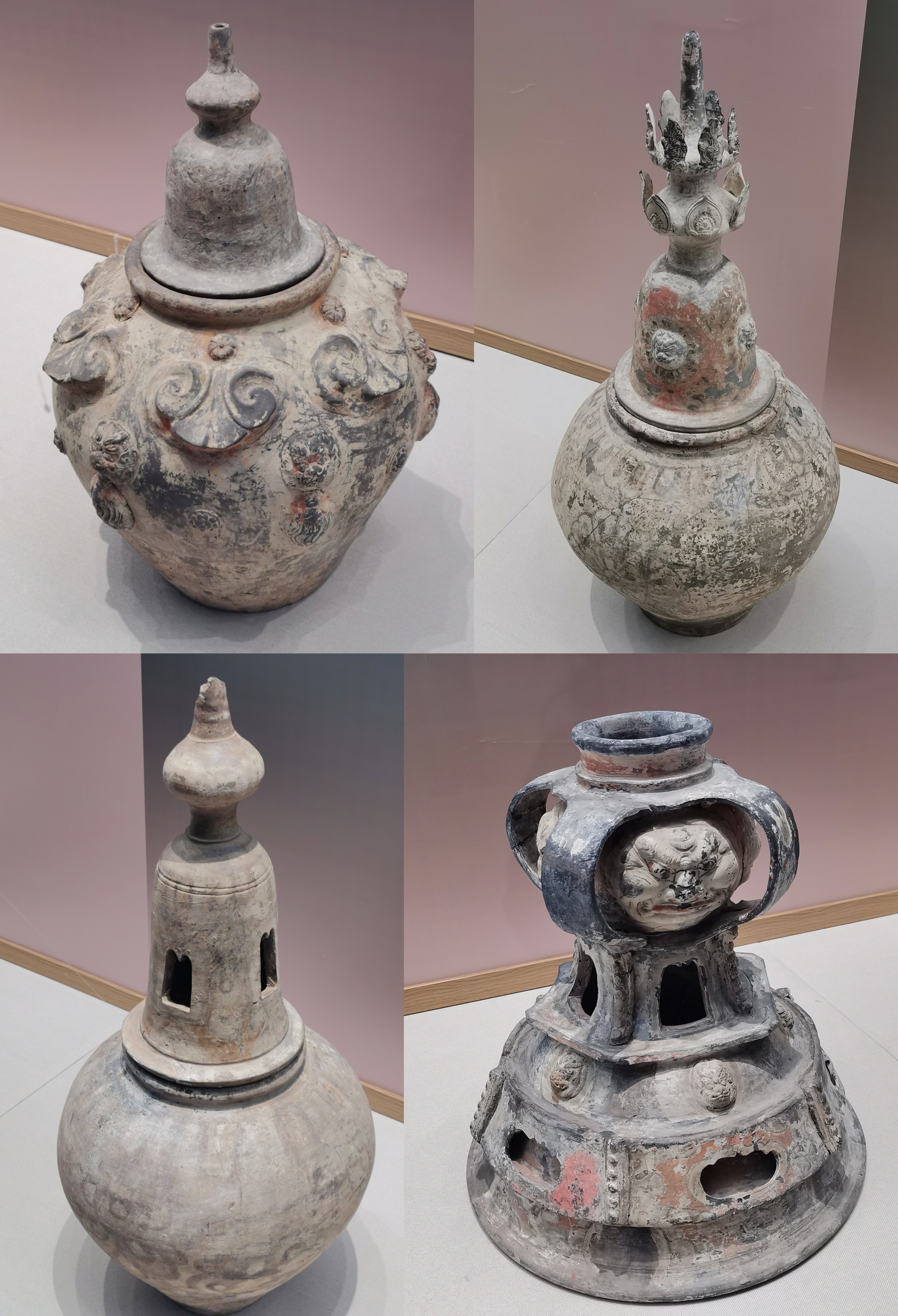 谷仓，又称魂瓶、五谷仓，源于三国两晋，由