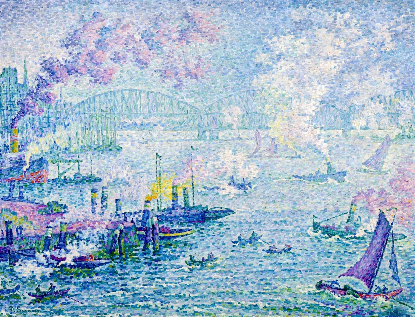 画作欣赏No.64|《鹿特丹港》