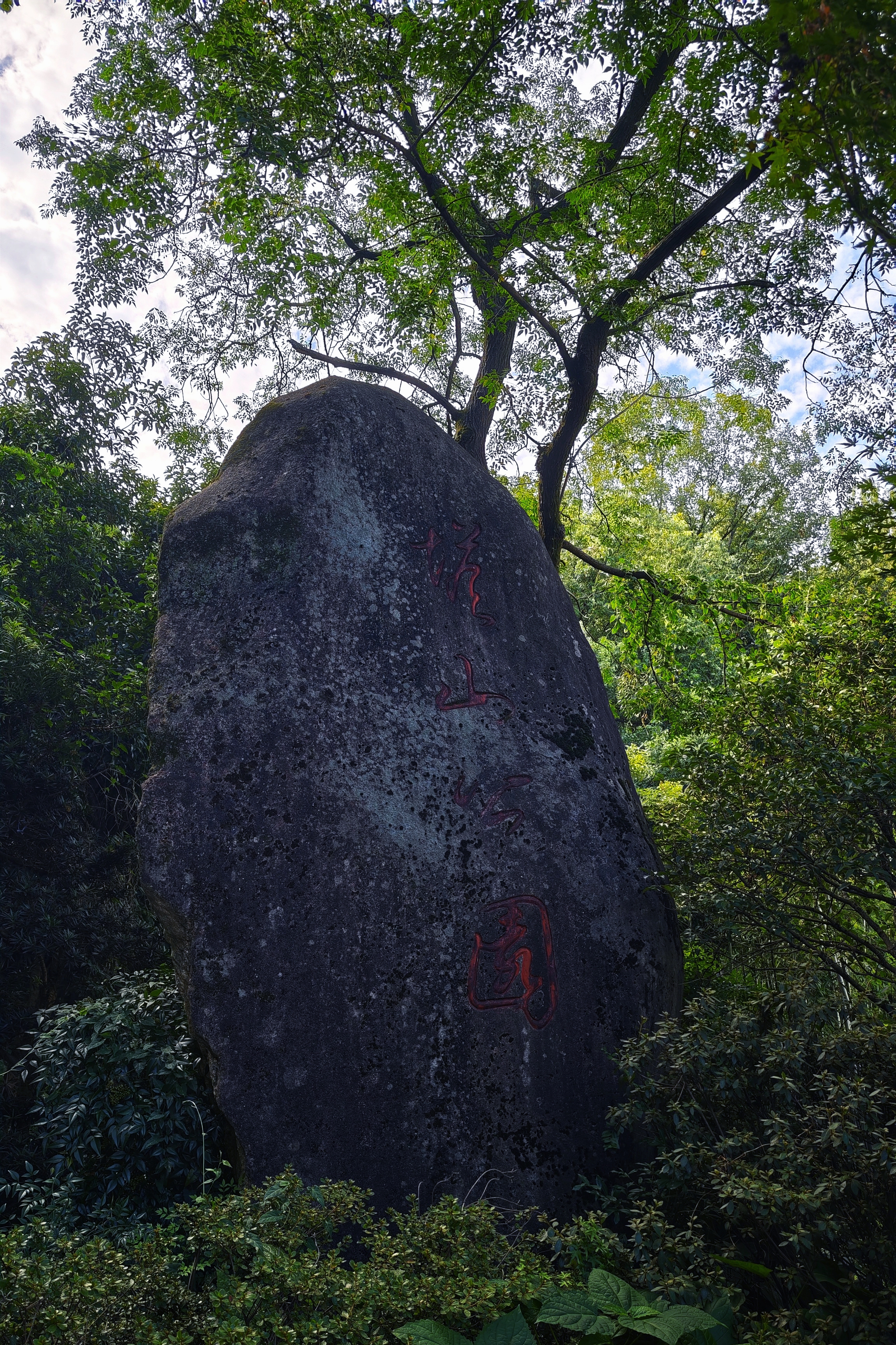 今日偶遇塔山公园这座百年古塔，仰头望去，飞檐翘角在蓝天白云下勾勒出