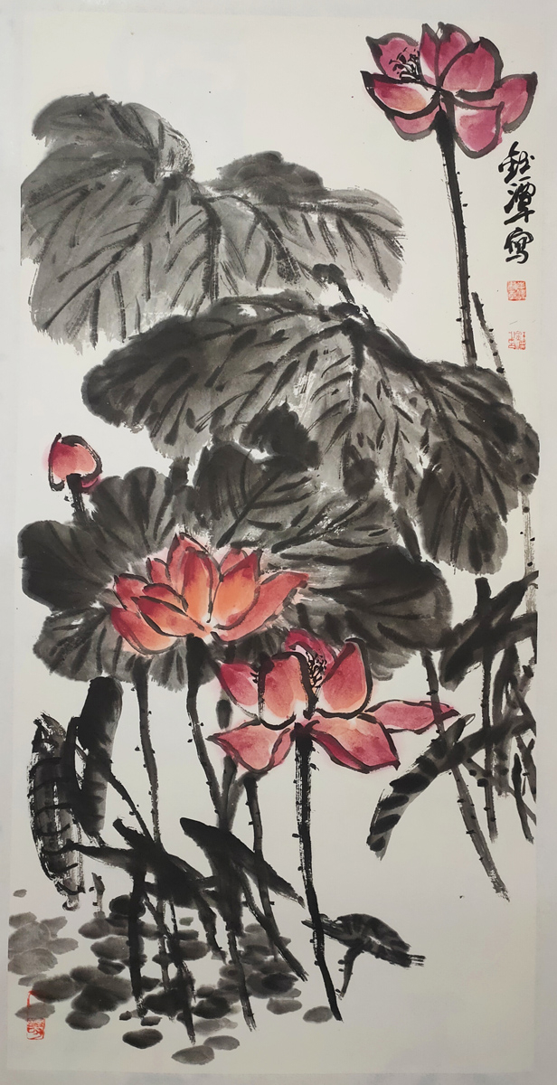 画作赏析】墨染烟云色，笔织草木魂，画家丰伟画作欣赏