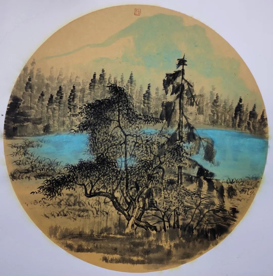 九寨情深笔墨破局——蒋云龙写生中的“山水入画之思”