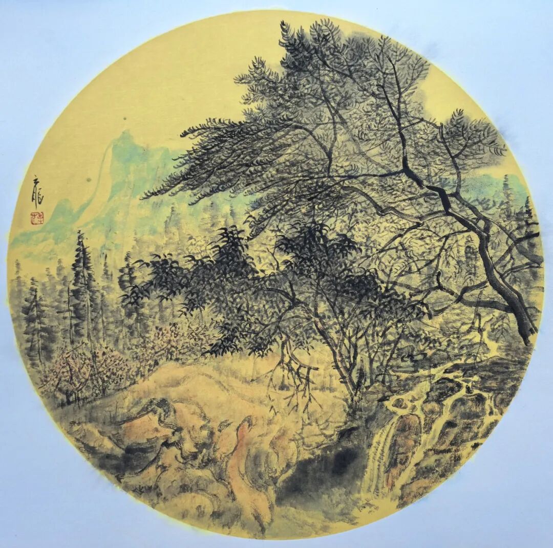 九寨情深笔墨破局——蒋云龙写生中的“山水入画之思”