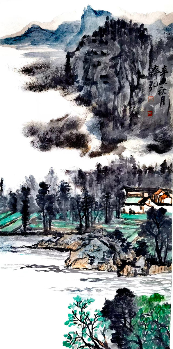 作品赏析丨笔绘山河阔，墨寄马年春，齐宏伟先生画作赏析