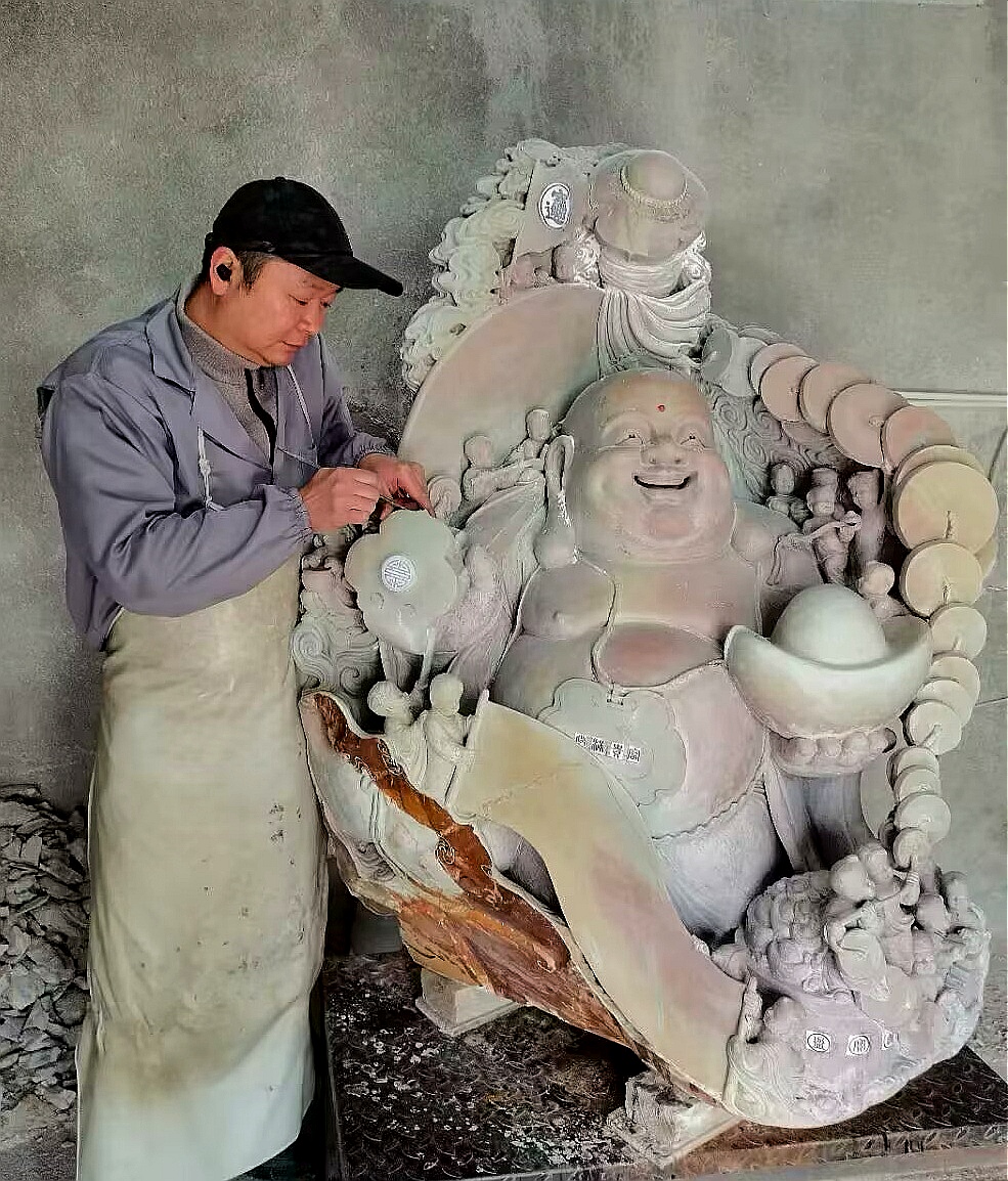 石艳天下！青田石雕大师李伟个展4月10日亮相义乌大酒店，130件珍品首秀