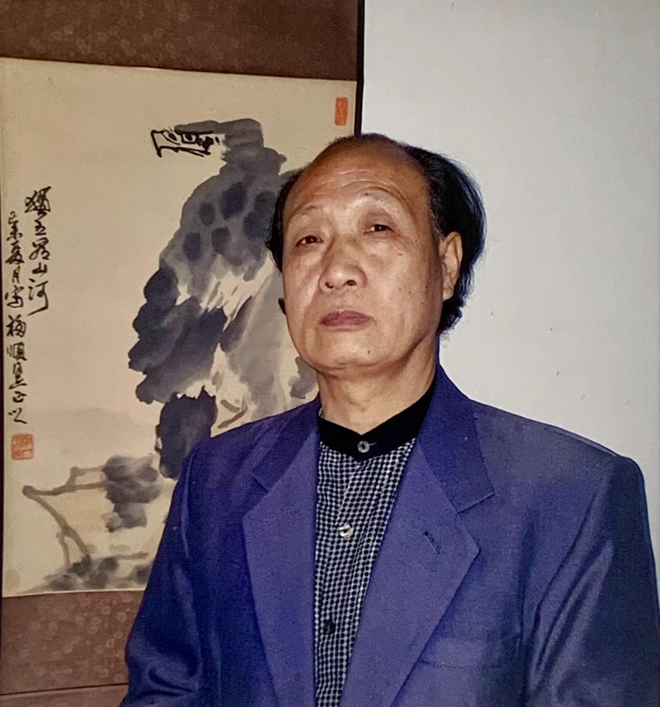 中国古美術・白雪石款・仙縁福地・四尺横幅掛軸・純手描き・文房置物・水墨画・宣紙 焦墨藏风骨白描见真章——于福顺先生作品鉴赏