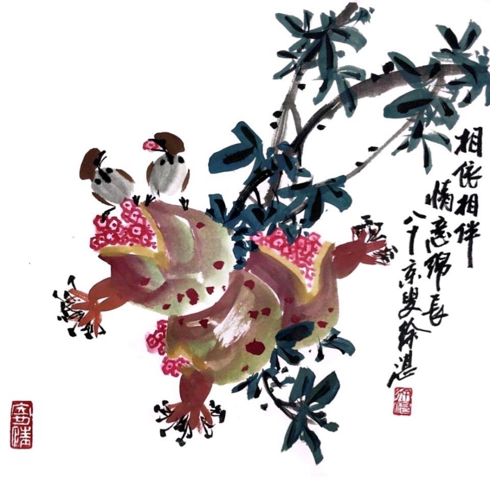 著名画家徐湛教授作品鉴赏