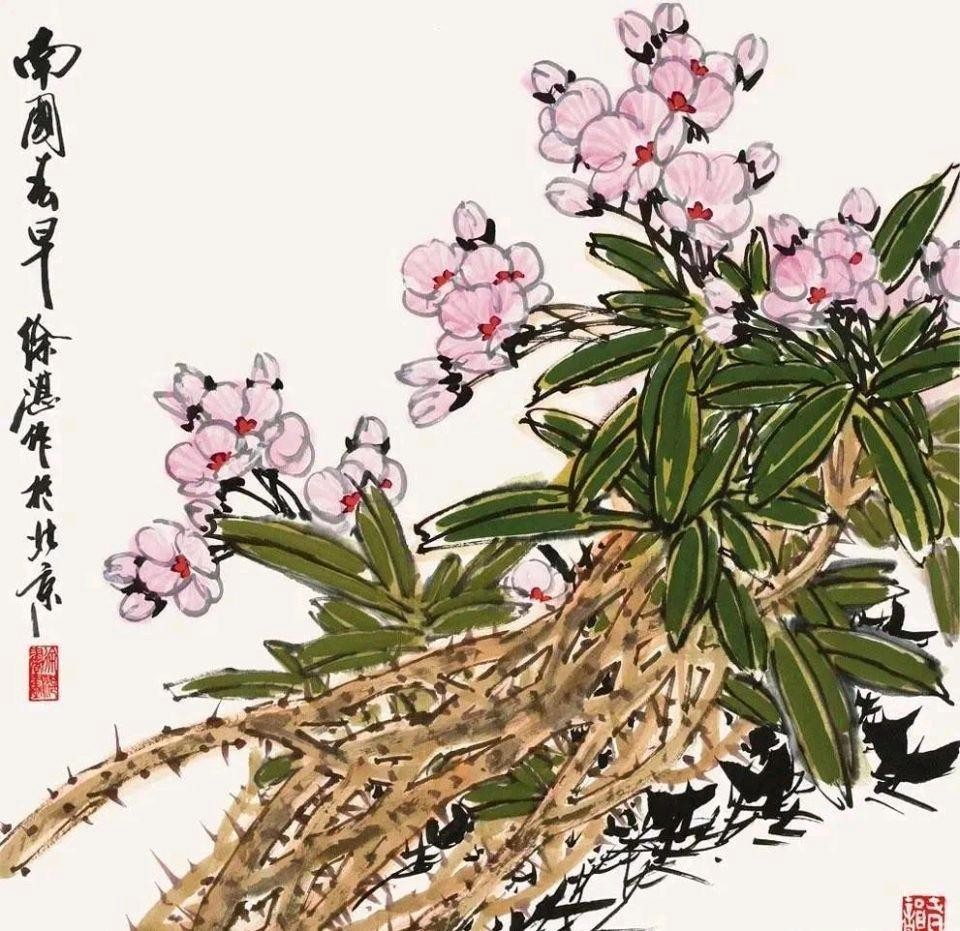 著名画家徐湛教授作品鉴赏