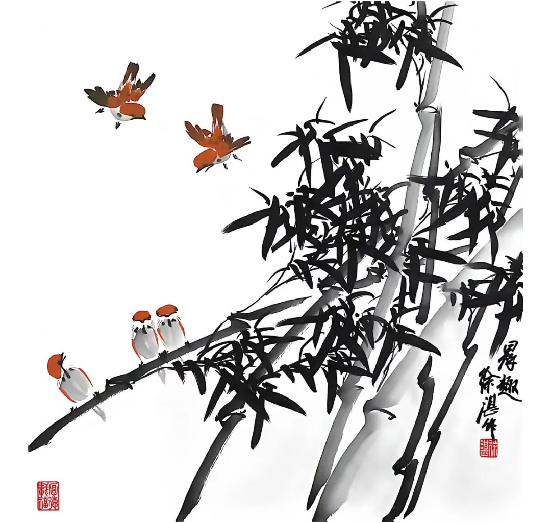 著名画家徐湛教授作品鉴赏