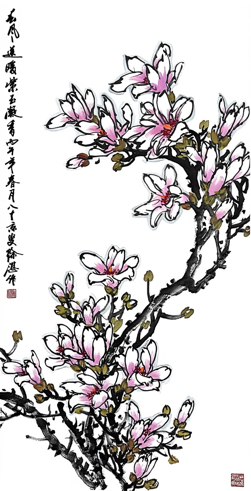 著名画家徐湛教授作品鉴赏