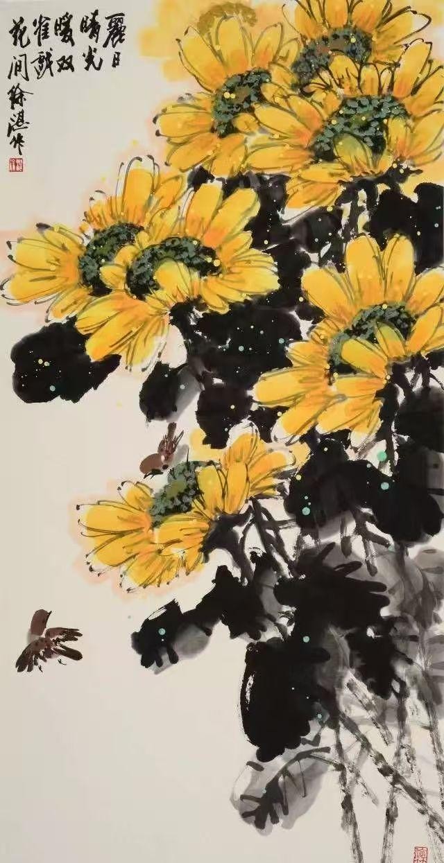著名画家徐湛教授作品鉴赏