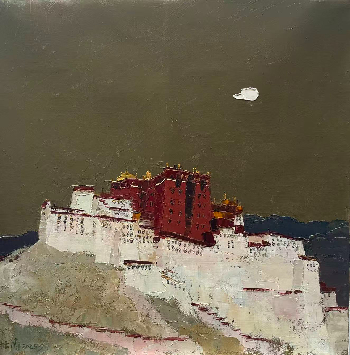 画作赏析｜色块凝诗意，油彩叙山河——油画艺术家林涛画作欣赏